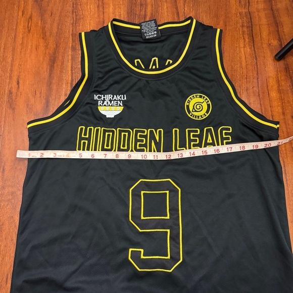 Naruto Shippuden Hidden Leaf Uzumaki Basketball Jersey Size Small - Picture 6 of 7
